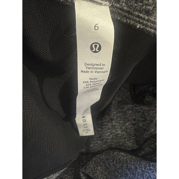 Lululemon Define Jacket Full Zip Luon Knit Heathered Black Women’s Size 6 EUC - Picture 5 of 16